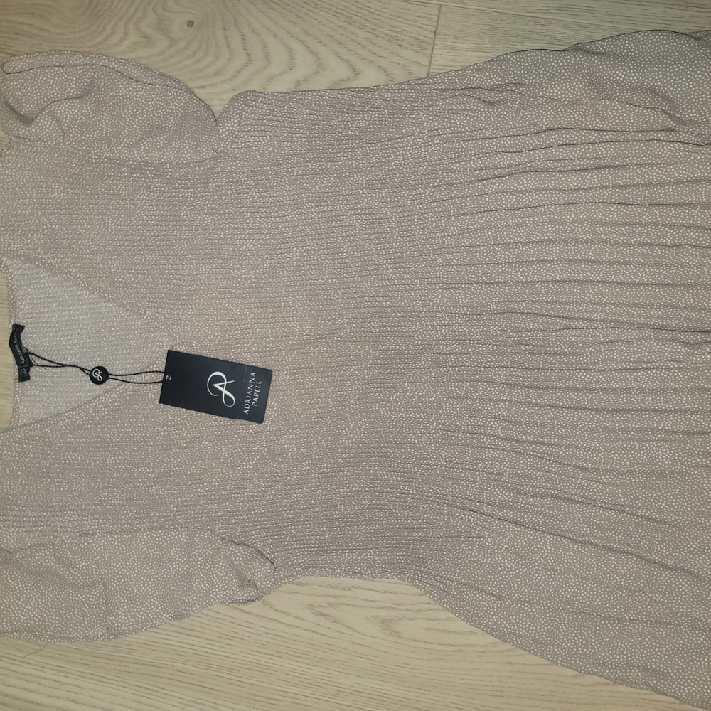 20. Chic Taupe Pleated Blouse